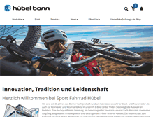 Tablet Screenshot of huebel-bonn.de